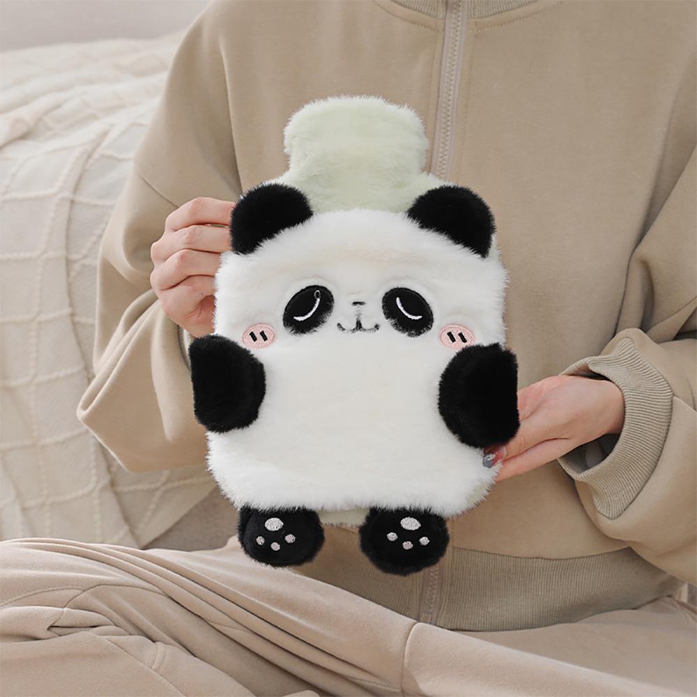 Kawaii Insulation Hot Water Bottle Plush Rubber Hand and Foot Belly Warmer Explosion-proof Hot Water Bag for Women Period Cute