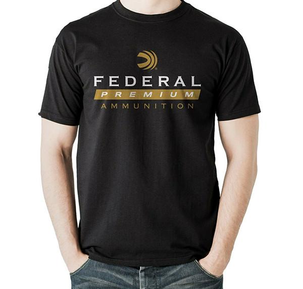 Federal Ammunition Gun Rifle Shotgun Pistol Ammo Bullet Black T-shirt Size S-5XL XXL