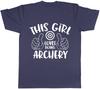 This Girl Loves Doing Archery Unisexs Unisexs Ladies Unisex TShirt