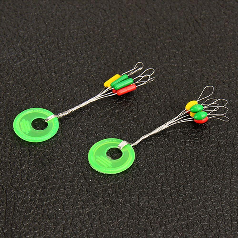 Bait Colorful Rubber Float Fishing Bobber Fishing Float Rubber Space Beans Oval Floating Stopper