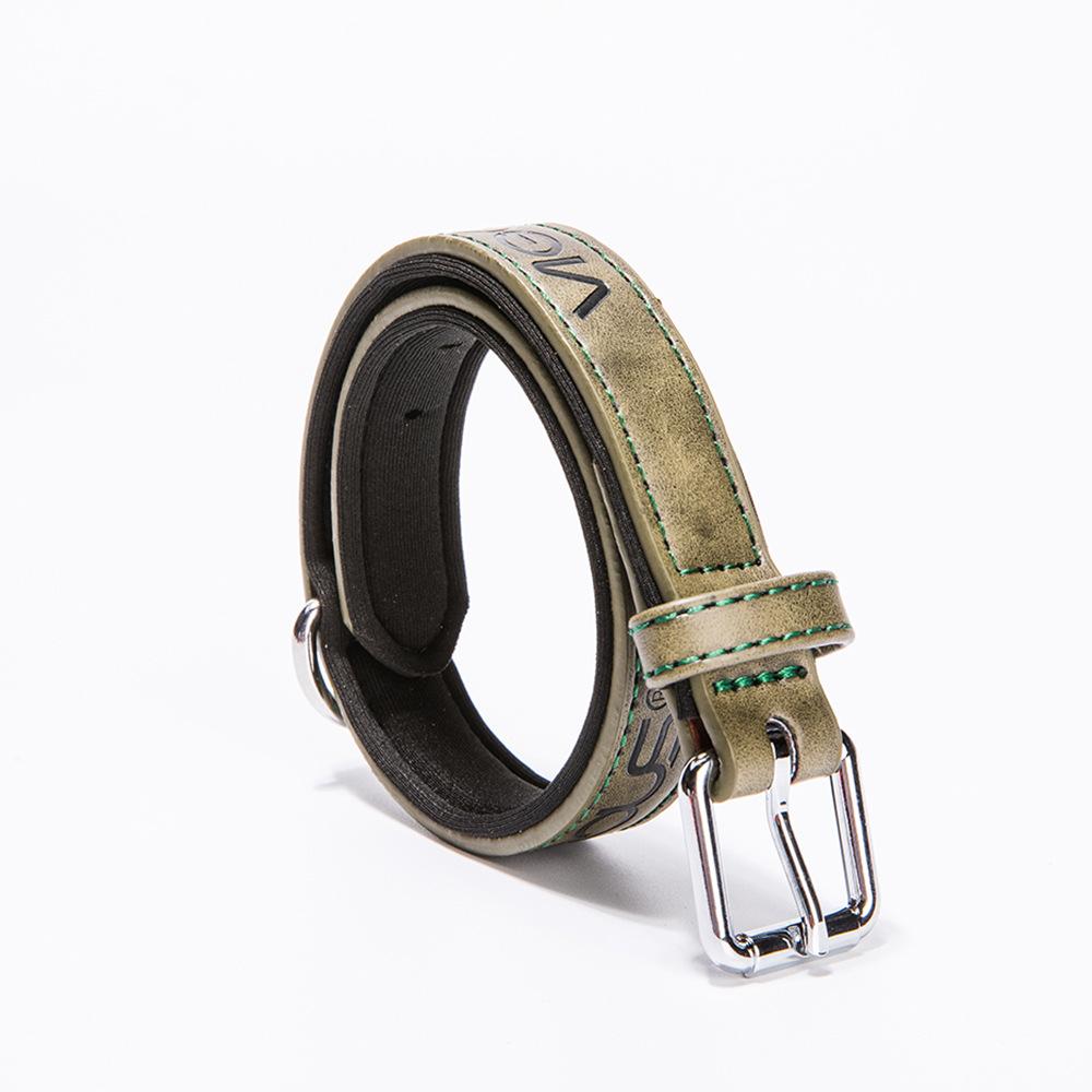 Nahast koera kaelarihm Pu veekindel koera pikkusevastane kaelarihm, trükitud kirjaga lemmiklooma kaelarihm