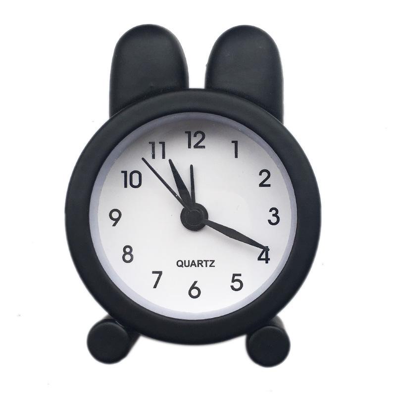 Little Rabbit Creative Cute Mini Metal Alarm Clock Children's Student Stationery Gifts