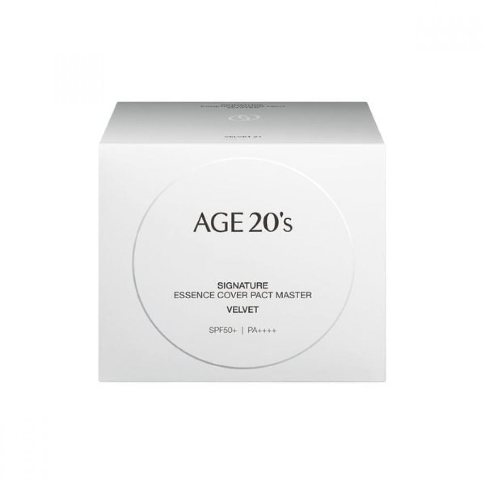 [age To Wellness] Signature Essence Cover Pact Master Velvet Case+2 Refills  Size 13 