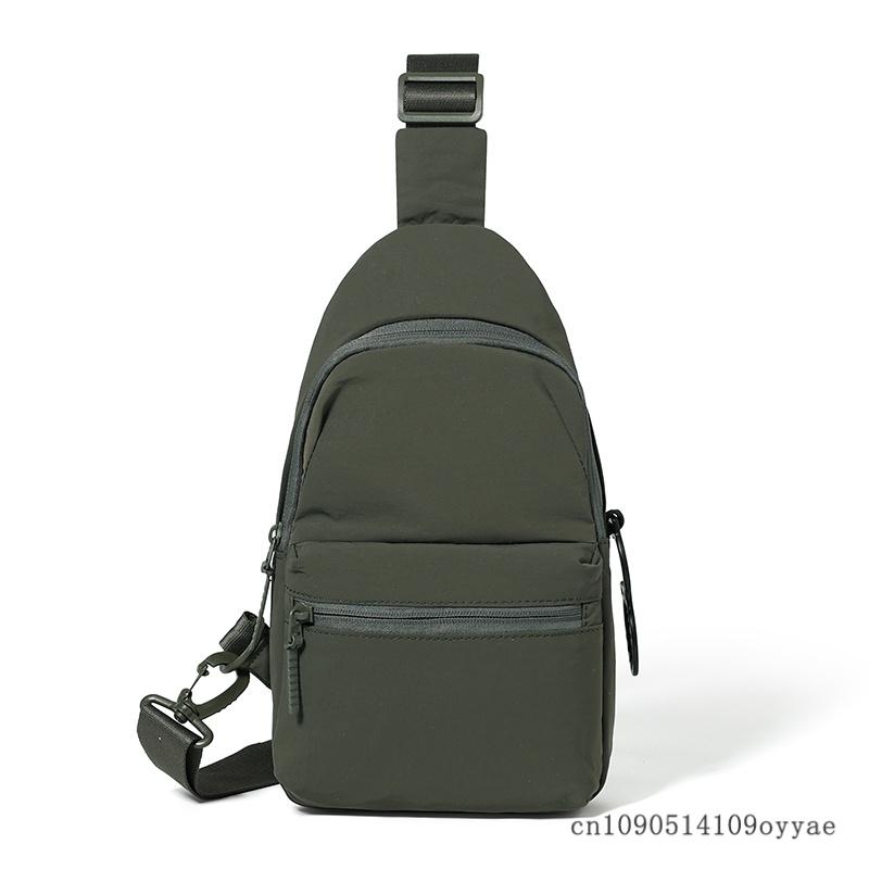 

Men s Chest Bag, Fashionable Chest Messenger Bag, Niche Waist Bag, Large-Capacity Casual Commuter Shoulder Bag, Travel Backpacks