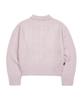 MARK GONZALES Women'S Club Cable Collar Knit - Baby Pink
