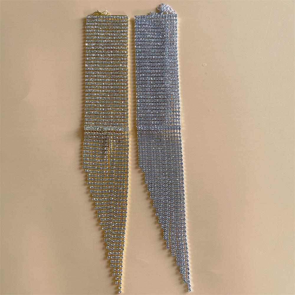 Rhinestone Super Flash Bracelet, Simple Fringed Bracelet Full Of Diamonds, Fashionable And Versatile Bracelet, European And American Jewelry Women