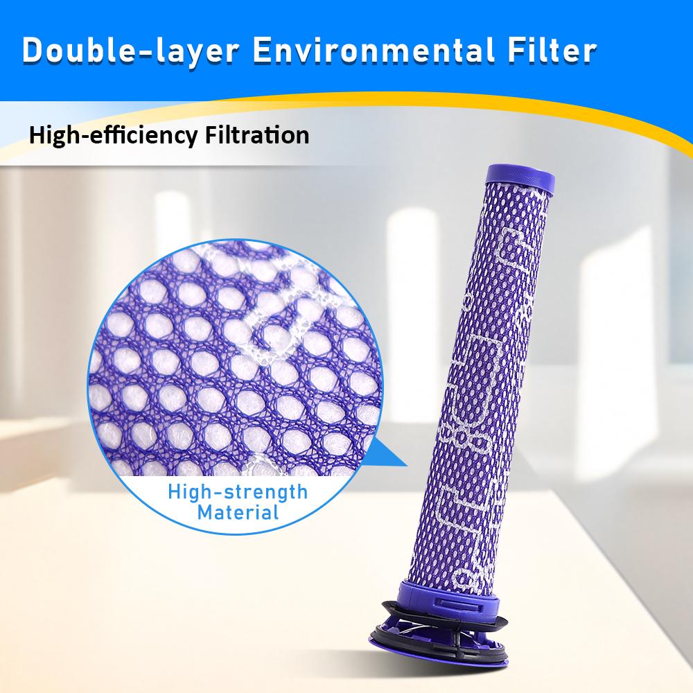 HEPA-Filter Ersatz für Dyson V6 DC58 DC59 DC61 DC62 DC74 Animal Absolute Akku-Staubsauger Vorfilter Teile