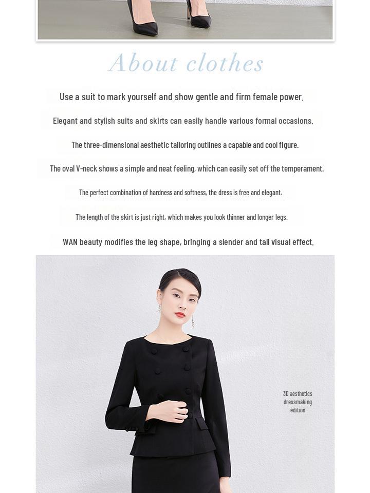 Γυναικεία Κοστούμια & Φούστες Υψηλής Ραπτικής: Επίσημα Ρούχα Άνοιξης & Φθινοπώρου, Στολές Υπαλλήλων Υποδοχής Ξενοδοχείου, Επαγγελματικά Ρούχα Εργασίας για Δασκάλους.