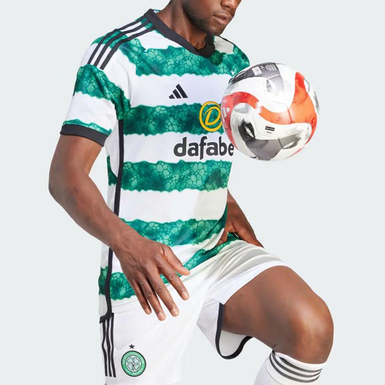 Adidas Celtic FC 23/24 Home Jersey White/Team Green Men Streetwear HY3343