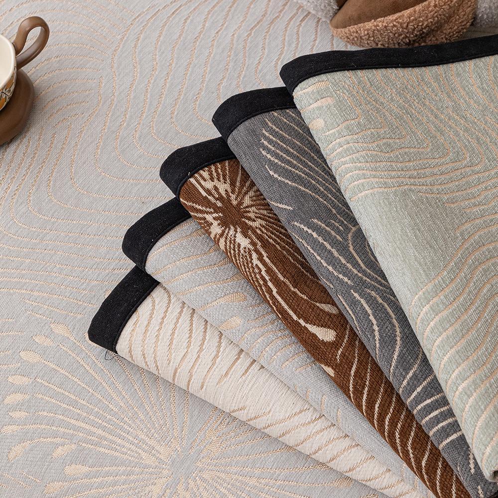 French Chenille Retro Sofa Cushion Simple High-End Light Luxury New Non-Slip Straight Row Sofa Cover Backrest Towel Cover Towel