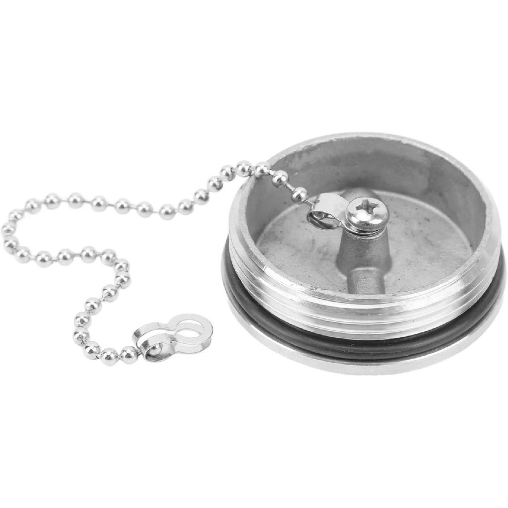 KUIDAMOS Boat Fuel Cap, Marine Gas Polished Stainless Steel Beautiful for Trucks for Caravans(50MM)