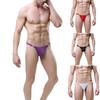 Honeymoon See-through Men's G-String Underwear Solid Sexy Briefs Thongs T-back