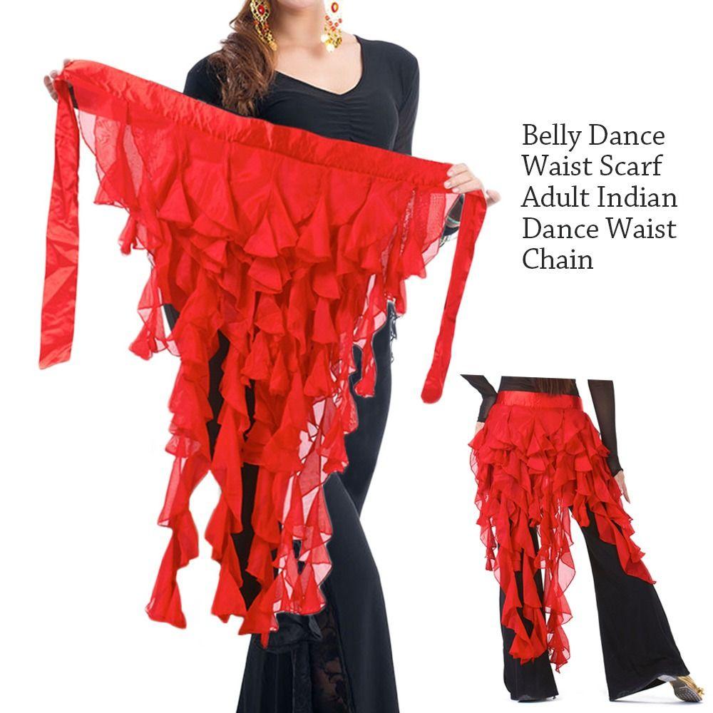 Shiny Hip Scarf Tassels Waist Chain Women Dancer Skirt