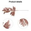 Artificial Leaves 5Pcs Leaves Party Sparkle Artificial Christmas Decor