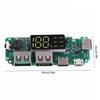 LED Dual USB 5V 2.4A Micro/Type-C USB Mobile Power Bank 18650 Charging Module Lithium Battery Charger Board Circuit Protection