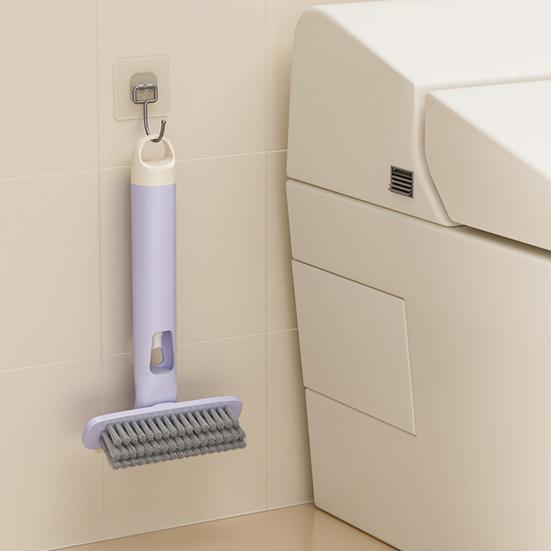 Cleaning Brush with Spray Function V-Shaped Bristles 360 Degree Rotating Brush Head 3-in-1 Design Spray Scrubber