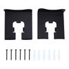 2PCS Mower Hook Hanger Heavy Duty Metal Wall Mount Storage Rack for Garden Garage Tools 25LB Load