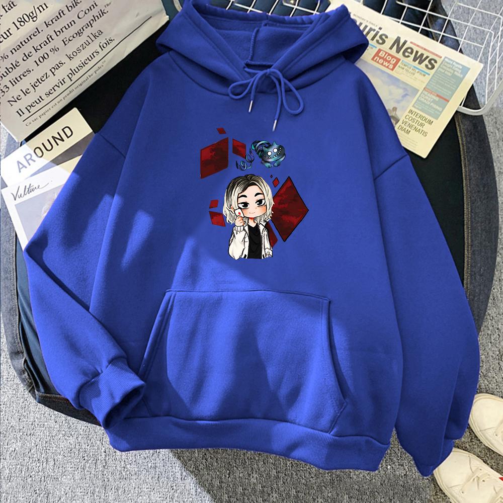 Alice In Borderland Oversized Hoodie Fashion Sense of Design Aesthetic Long-sleeved Sweatshirt Four Seasons Japanese Anime