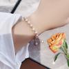 Elegant Baroque Pearl Beaded Bracelet For Woman Luxury Adjustable Bracelet Fashion Girl'S Sweet Jewelry Birthday Party Gift