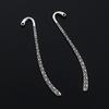 10pcs Vintage DIY Bookmark Charms Flower Antique Silver Plated Zinc Alloy Charms Pendant for Bookmarks Metal Jewelry Accessories