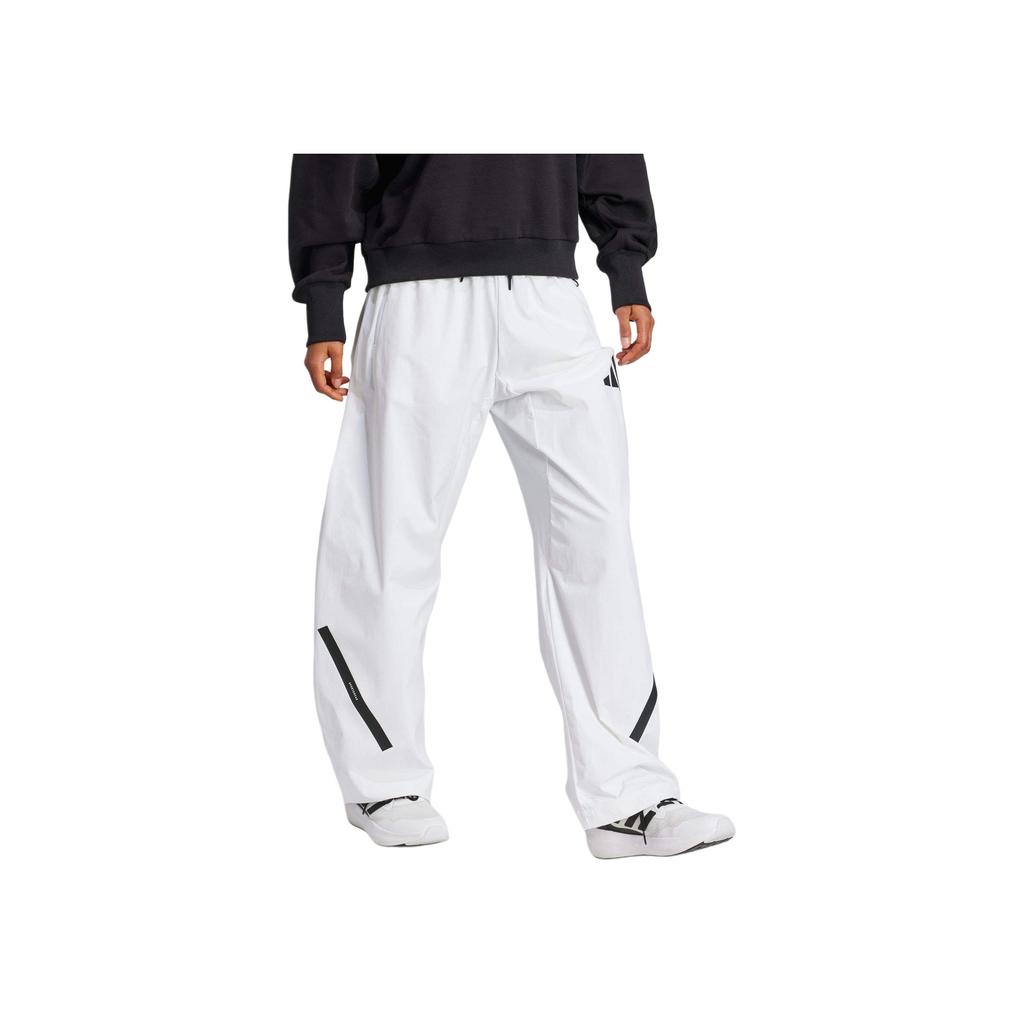adidas True Healing Series Sportliche Mid-Waist Kordelzug Atmungsaktive Freizeithose Damen Hose Weiß JW1760