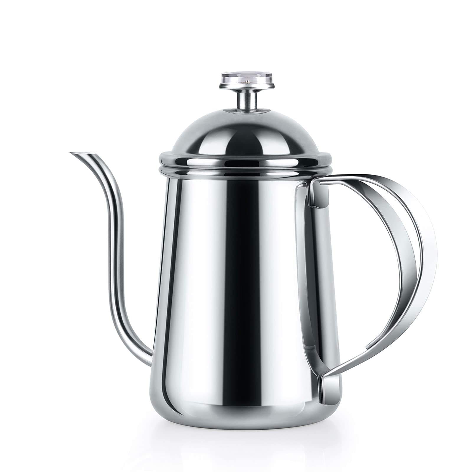 

Coffee Drip Pot Drip Kettle Narrow Mouth Pot Stainless Steel Love-KANKEI (with Thermometer)