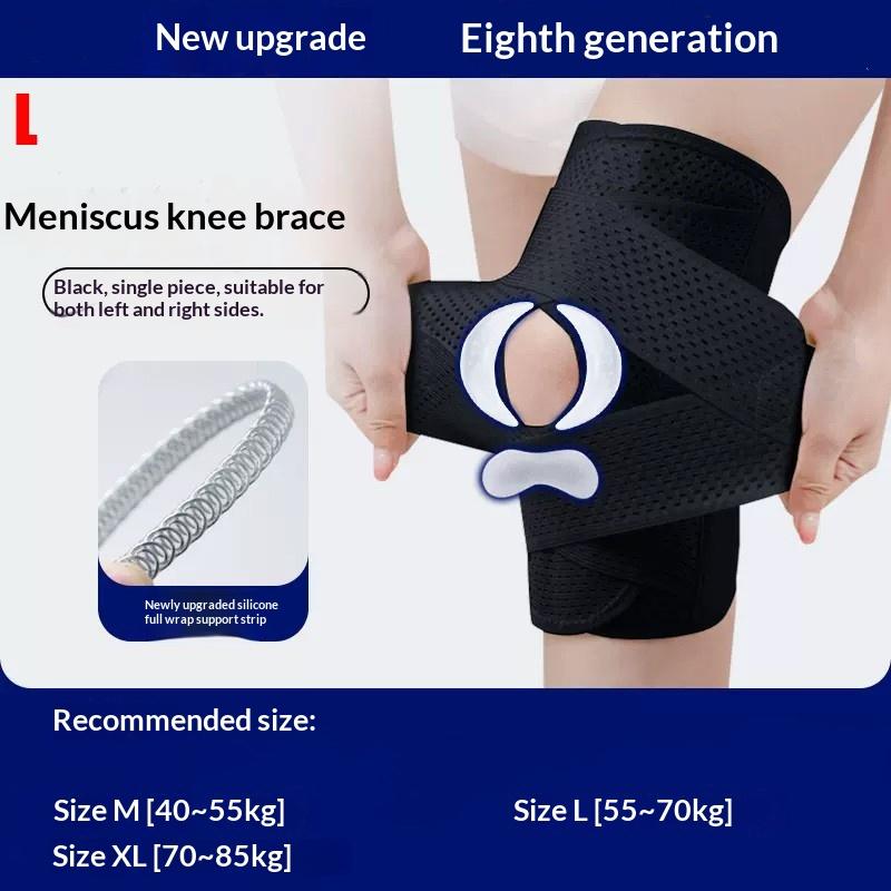 Knee Brace Pain Relief with Compression Support and Adjustable Stabilizers for Running or Workout