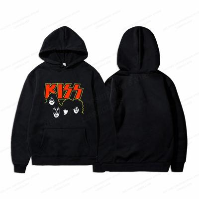 Hoodies Rock Kiss Metal Band Print Sweatshirts Men Women Unisex Fashion Street Harajuku Sweatshirt Oversized Hoodie Tracksuit
