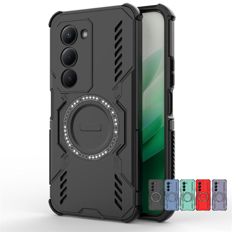 For Xiaomi Redmi 15 Case For Redmi 15 15C Anti-knock Magnetic Adsorption Wireless Charge Back Cover For Redmi 15 Case 6.9 Inch