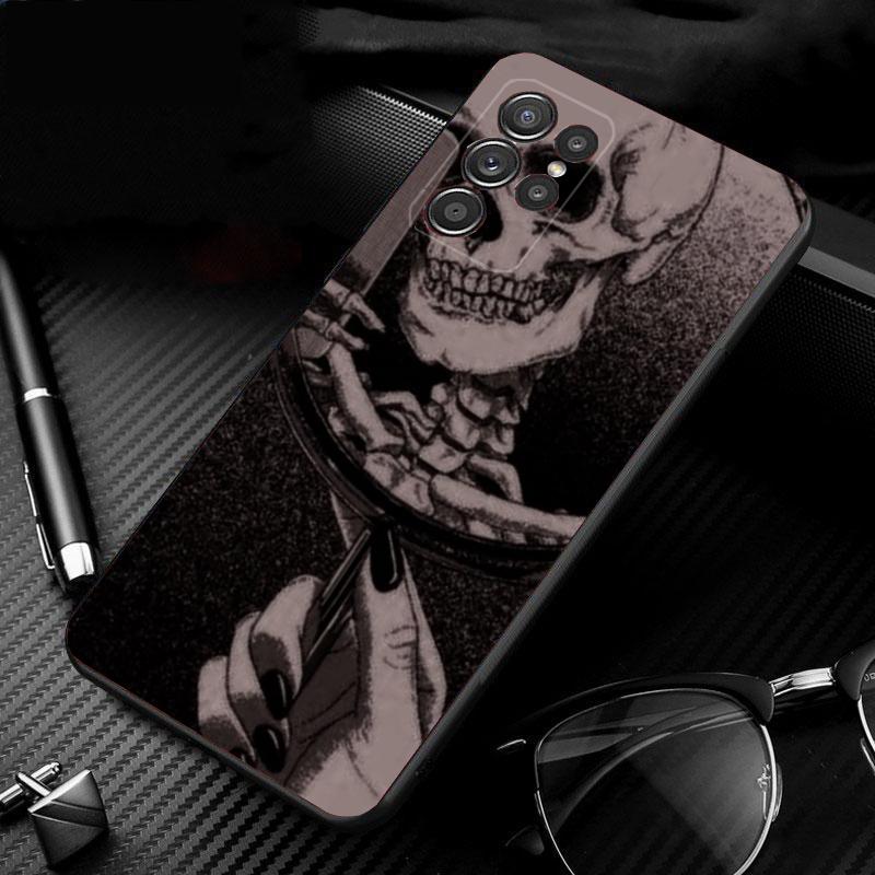 Skeleton Art Phone Case For Samsung Galaxy S25 S24 S23 S22 S21 Ultra S24 S23 S22 S21 S25 Plus S24 S25 FE