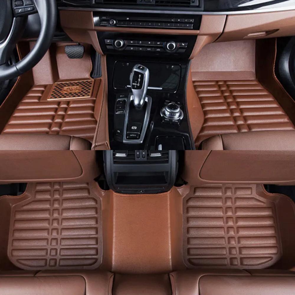 Car Floor Mat for Geely Boyue L FX11 Starray Atlas ~2025 2024 Leather Foot Liner Waterproof Carpet Pad  Accessories