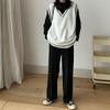 Vest Patchwork Student V-neck Women Knitted Sweater Sleeveless Female Vintage