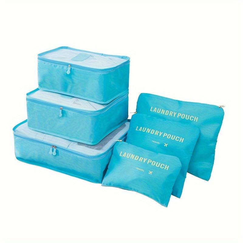 6pcs Multi-Size Portable Travel Clothing Storage Bag Set