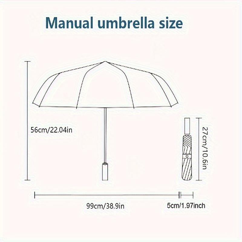 Portable Folding Umbrella with Leopard Print - Sturdy Iron Frame,8-Rib Design Ideal for Year-Round Use,Great for Home And Outdoor Travel