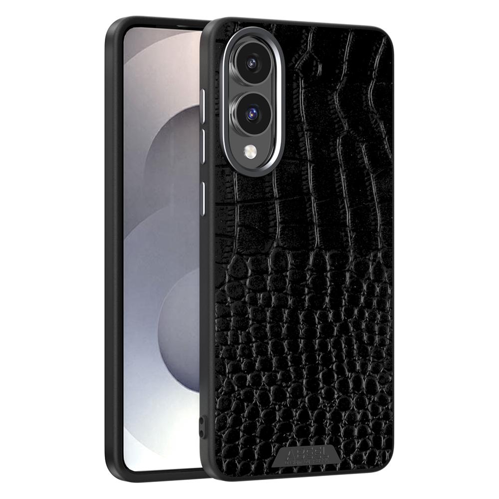 ABEEL For Samsung Galaxy S25 Edge Case Compatible with MagSafe Crocodile Texture Micro-Embossing Back Cover