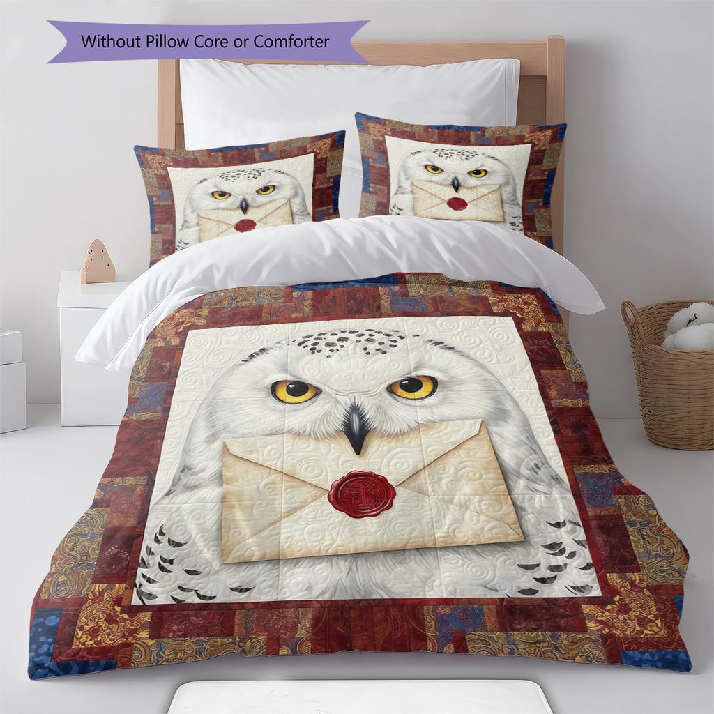 Cartoon Pattern Bedding Quilt Set Quilt Cover Pillowcase Home Decoration Birthday Gift (1 * Duvet Cover + 2 * Pillowcase, Without Core)