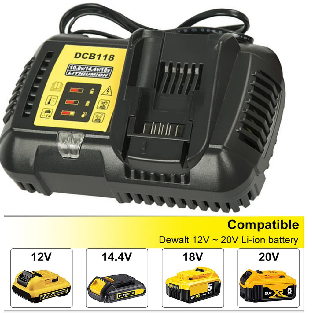 4.5A Fast Battery Charger DCB118 for Li-ion Battery 14.4V 18V 20V DCB180 DCB181 DCB200 DCB203 DCB205 DCB115 DCB105 DCB140