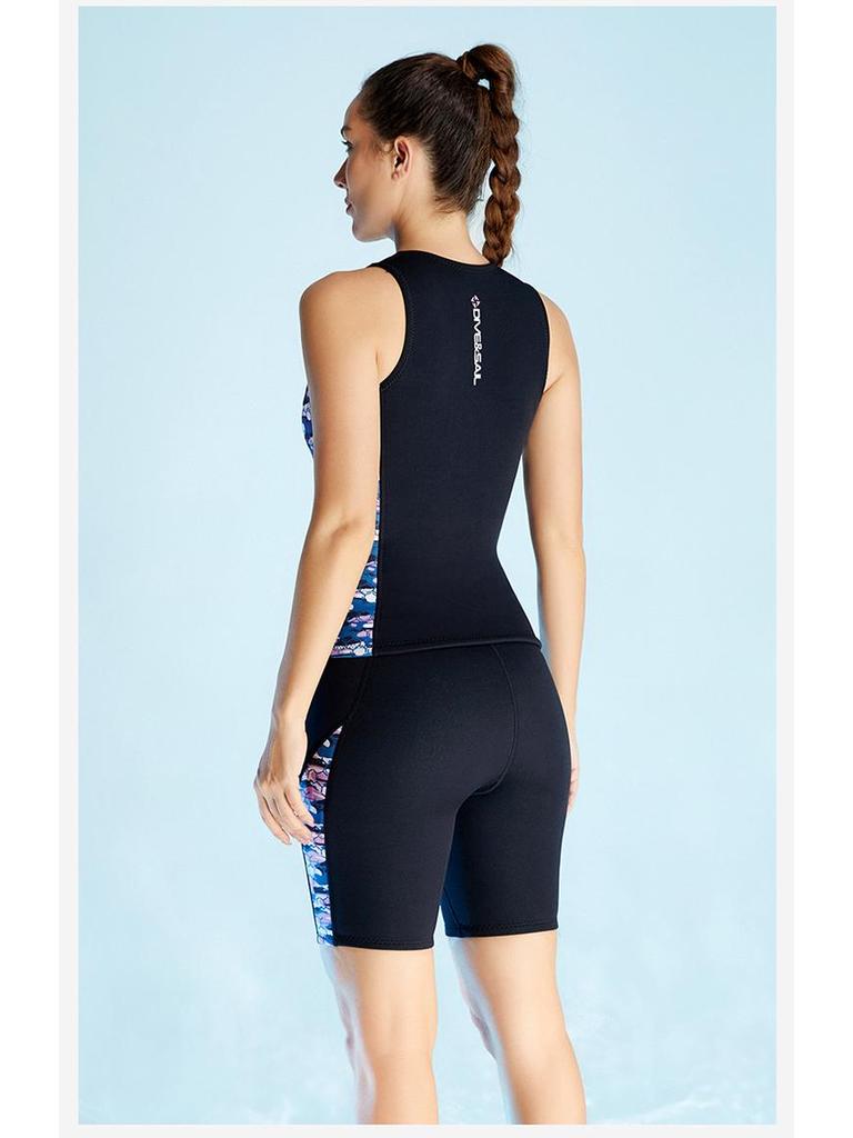 DIVE&SAIL 2MM Neoprén Mellény és Rövidnadrág Szett - Hideg elleni védelem búvárkodáshoz, sznorkelezéshez és szörfözéshez