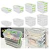 Pinsel Multi-Layer Federmäppchen Transparente Stapelbare Organizer-Box Schublade mit Fächern Tragbare Aufbewahrungsbox Schule