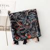 Bohemian Styles 88*180cm Women Viscose Scarf Summer Beach Shawl Cotton Linen Feeling Tassel Pashmina Muslim Hijab Wrap Lady