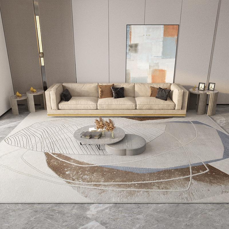 Modern Minimalist Abstract Light Luxury Rug for Living Room, Study, or Bedroom