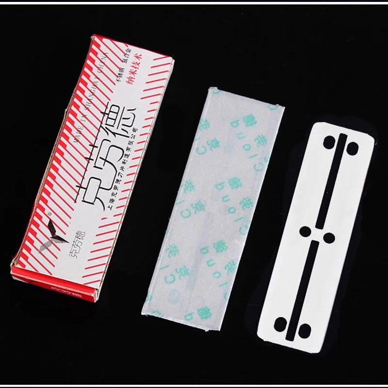 Claude 77 Double-Sided Razor: Shaving, Eyebrow Trimming, Hair Cutting - 10 Blades.