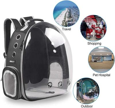 Cat Carrier Bags, Pet Backpacks, Portable and Transparent Space Capsules, Cat Supplies, Breathable Backpack for Go Out