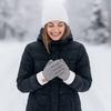 Thick Warm Outdoor Gloves Plush Cold-proof Gloves New Knitted Gloves  Christmas Gifts