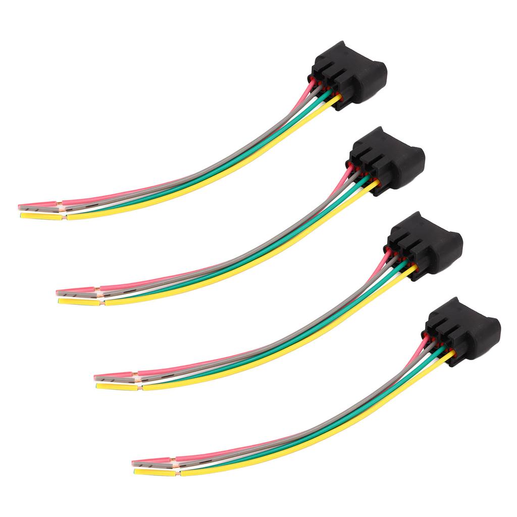4 Stück Zündspulen Pigtail Stecker Kabelbaum Kit 4 Pins Ersatz für Camry Corolla Highlander