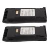 2pcs Walkie Talkie Li Ion Battery 2600mAh 7.4V 2 Way Radio Battery with Belt Clip for Motorola CP040 CP150 CP200 CP380