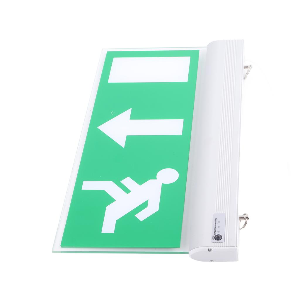 Acrylic LED Emergency Exit Lighting Sign Safety Evacuation Indicator Light 110‑220V