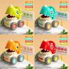Dinosaur Pressing Whistle Inertia Car With Interactive Play For Kids Ages 3 To 6