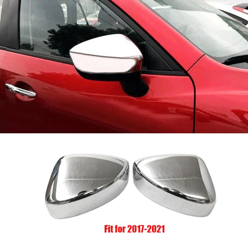 For Mazda CX-5 CX5 2012 -2014 2015 2016 2017- ABS Side Door Mirror Carbon Fiber Look Rear View Rearview Caps Trim Car Covers