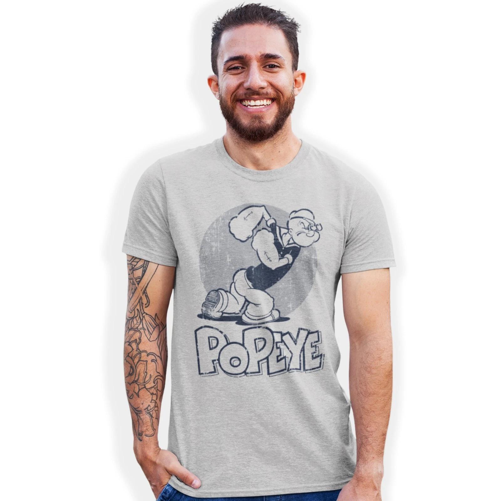 Popeye the Sailor Cartoon Comic Strip I Yam What I Yam Thimble Theatre Gift 3XL